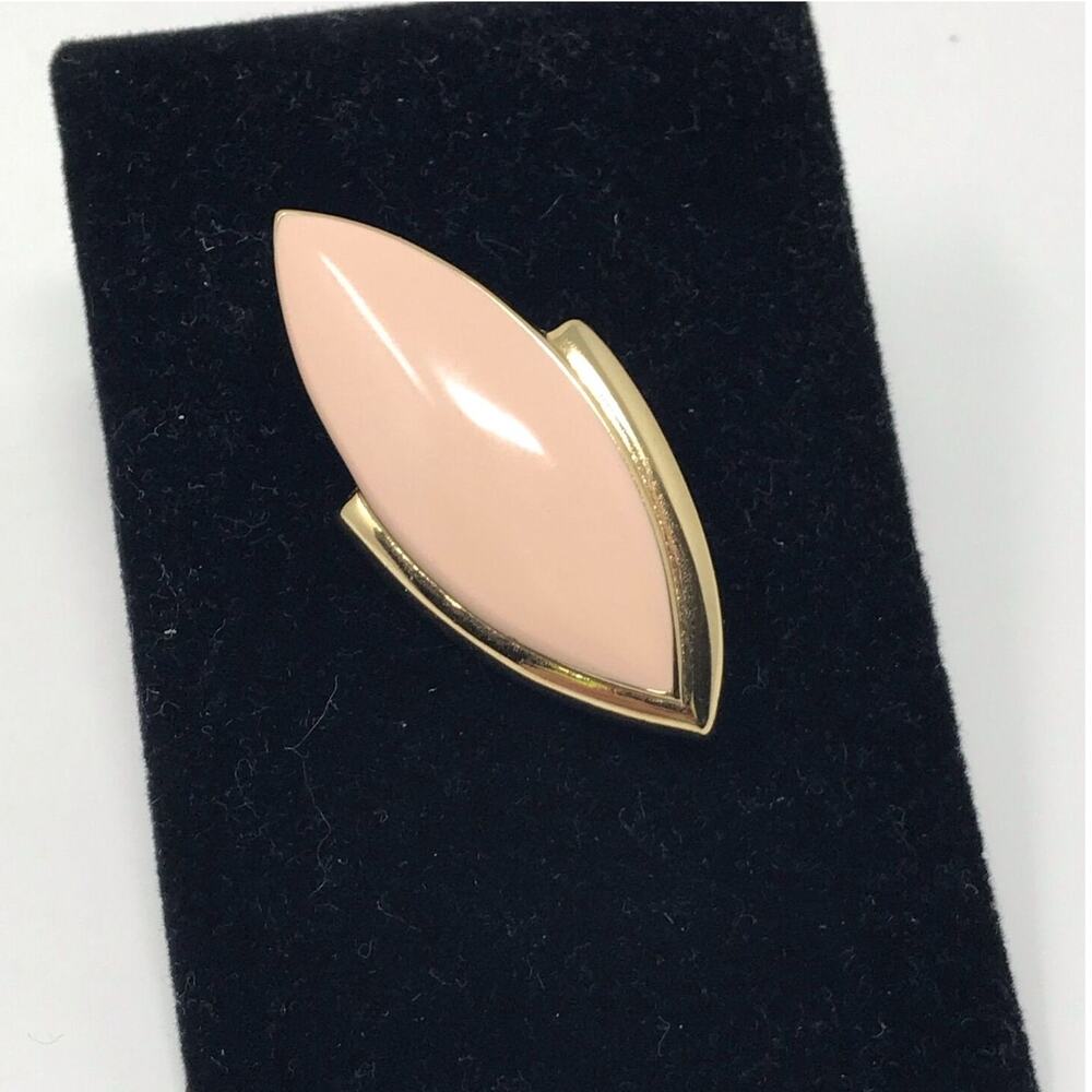 Monet Brooch Pin Teardrop Shape Vintage